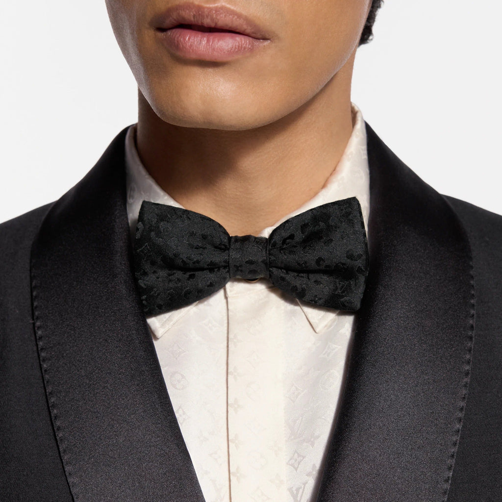 Satin Cheetah Bow Tie