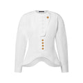 Asymmetrical Bib Blouse