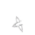 Ombre Blossom Earcuff, White Gold and Diamonds