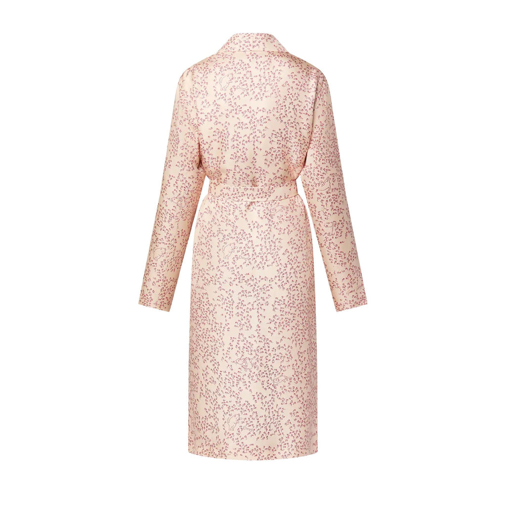 Cat-and-Mouse Print Robe