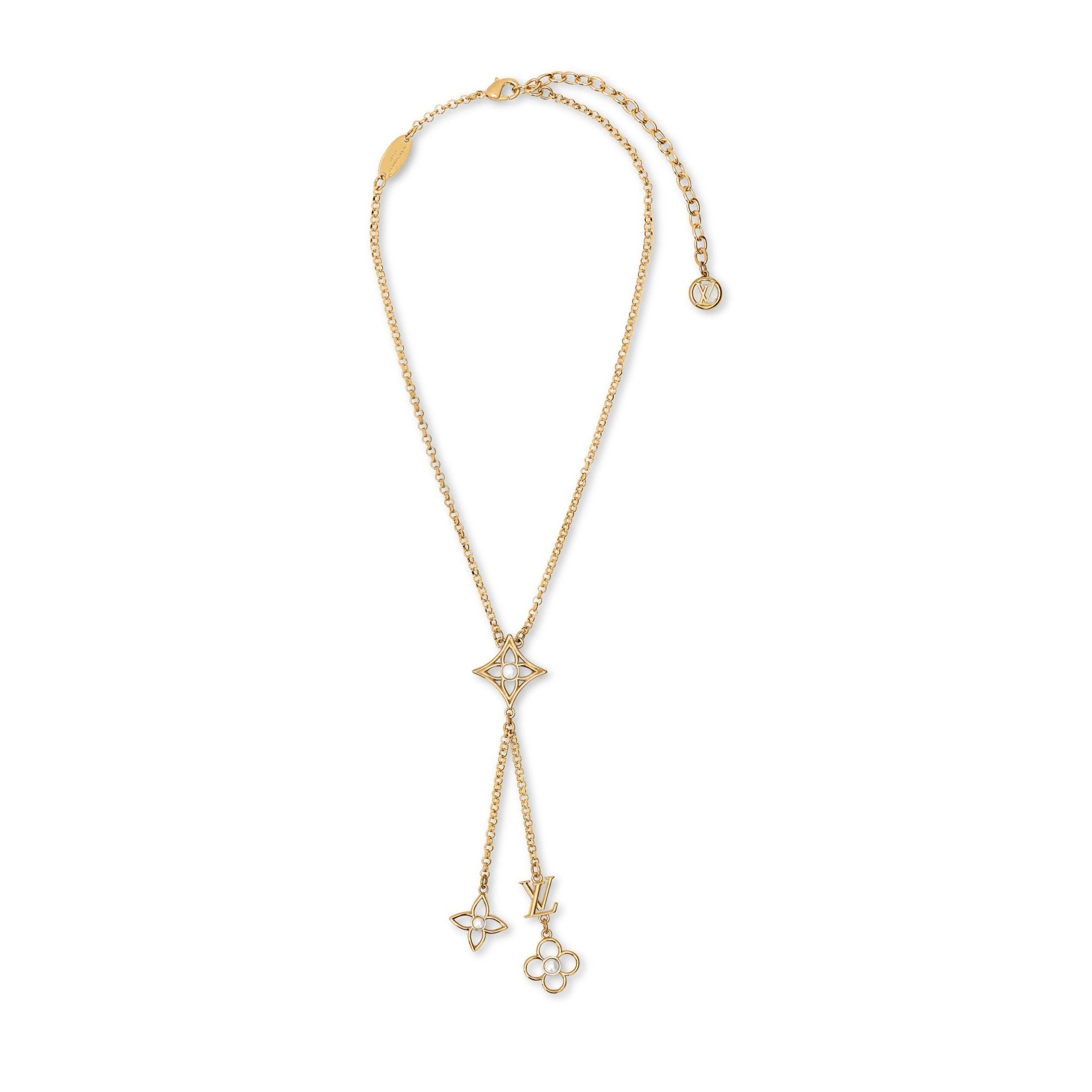 LV Pearly Flower Necklace