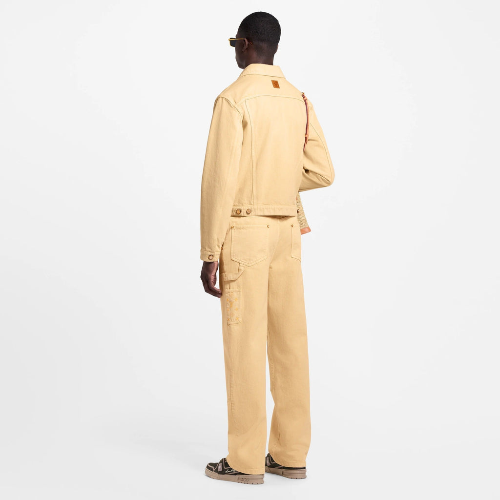 Garment-Dyed Denim Carpenter Pants
