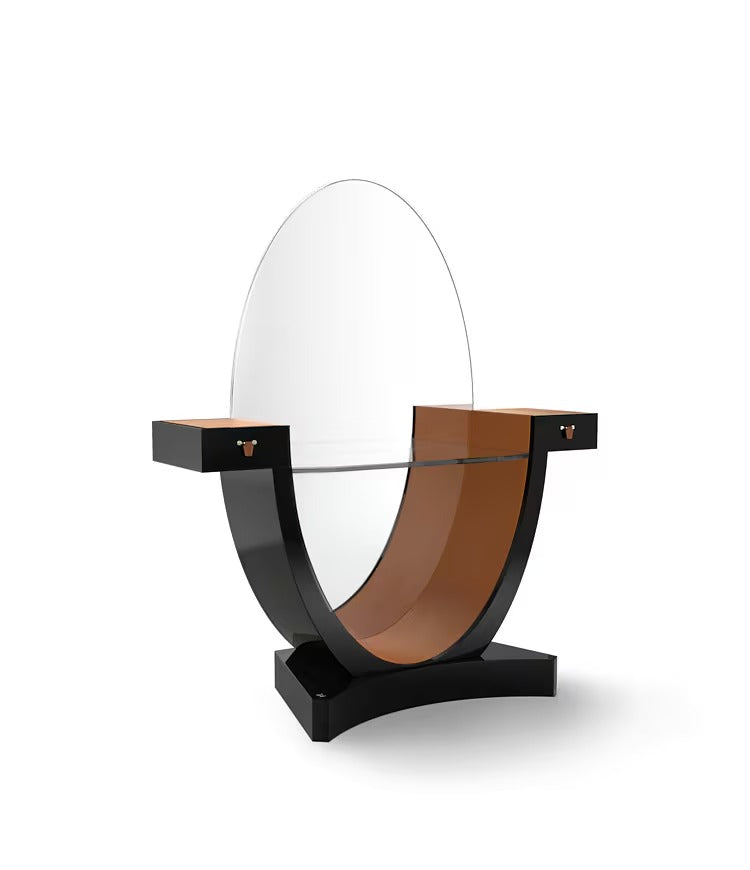 Celeste Dressing Table - Black Lacquer