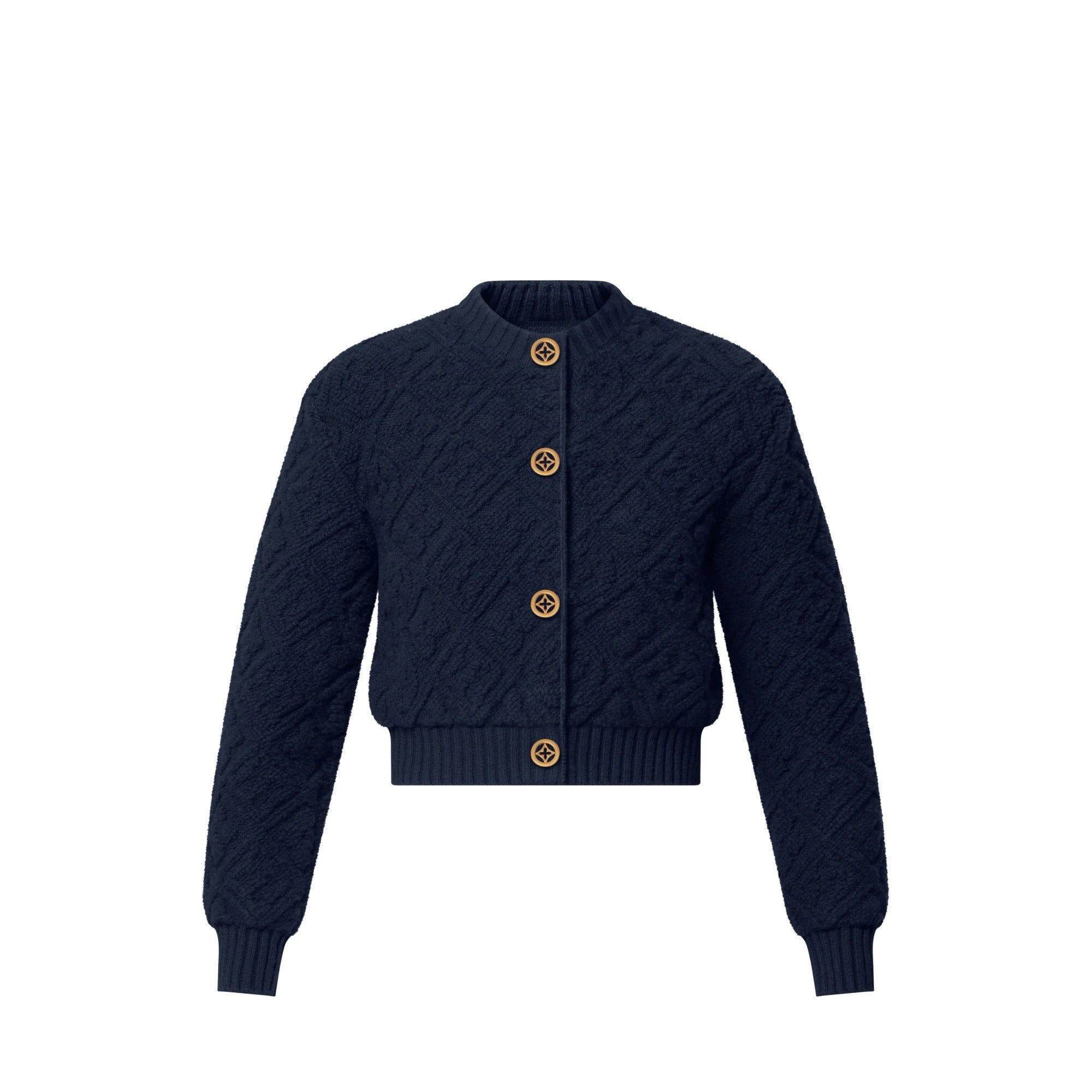 Monogram Toweling Cardigan