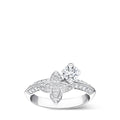 LV Diamonds Double Ring, Round Brilliant cut