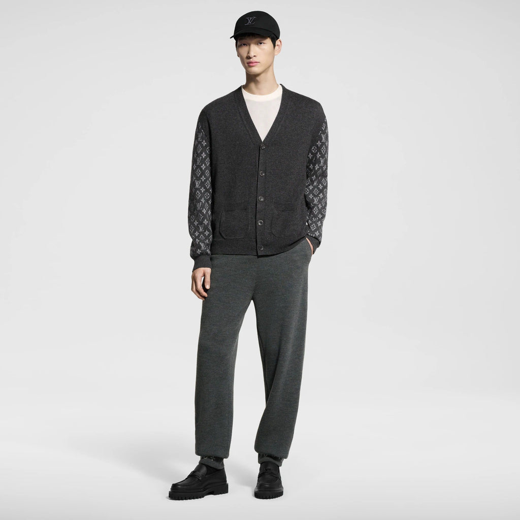 Monogram Mix Cashmere Cardigan