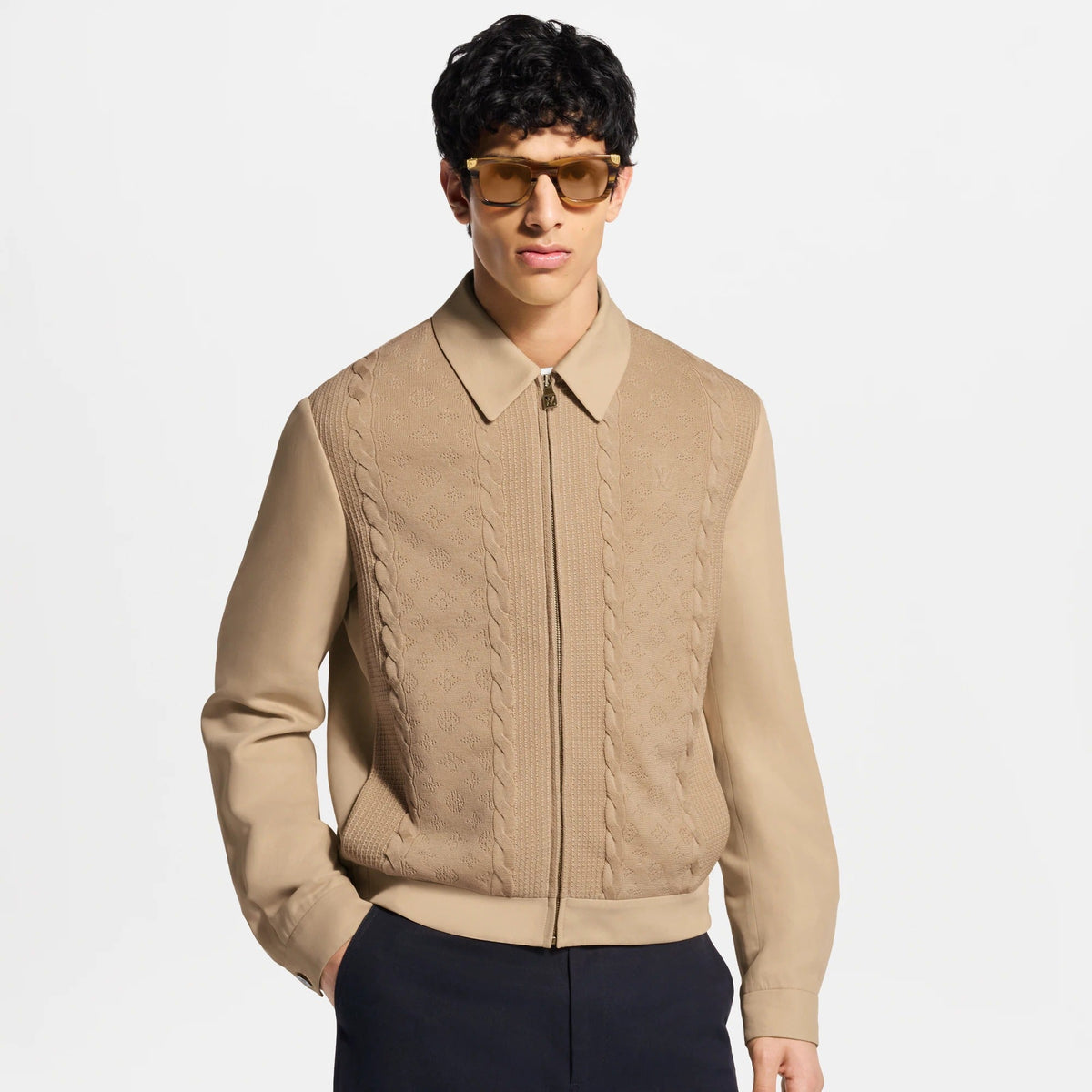 Light Mix Knit Blouson