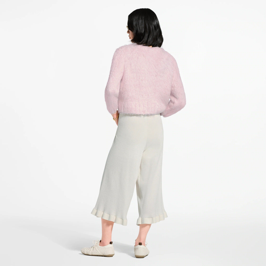 Jewel Button Brushed Cardigan