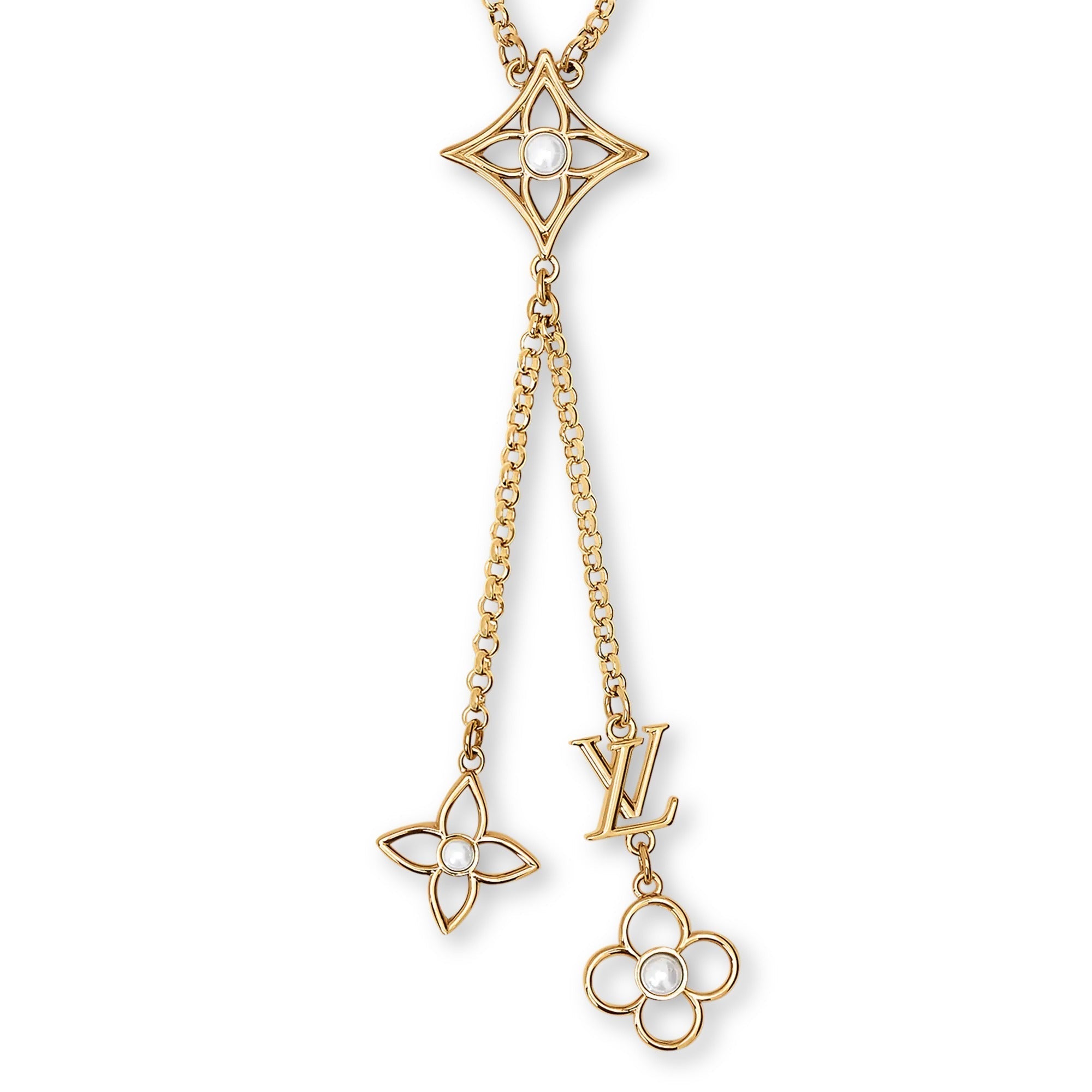 LV Pearly Flower Necklace