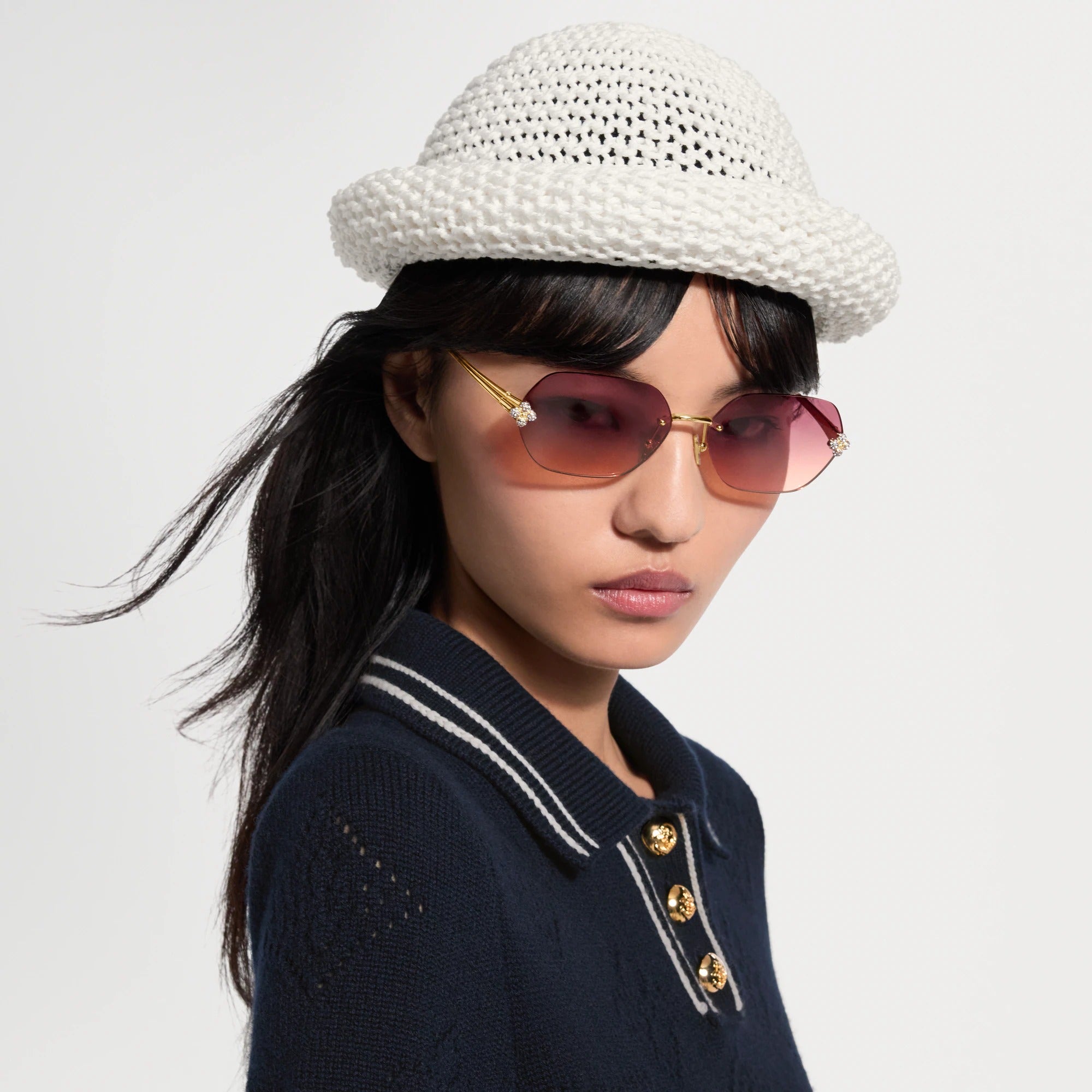 LV Comet Rectangular Sunglasses