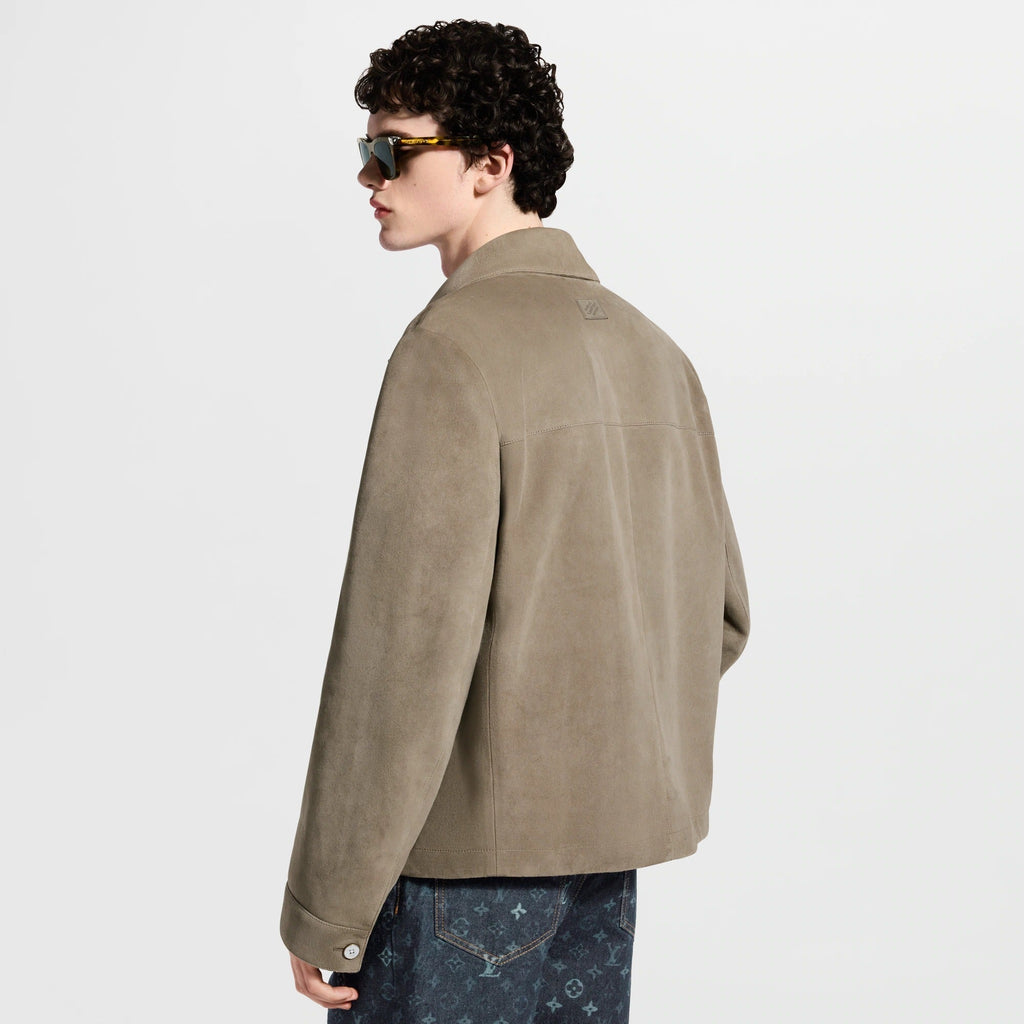 Light Suede Workwear Jacket