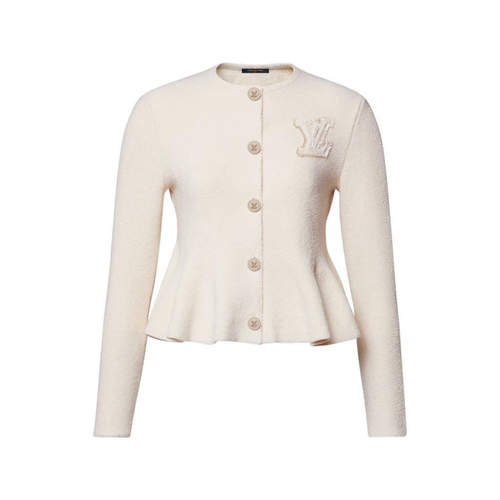 Flared Terry Cardigan