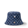 Monogram Flower Denim Bucket Hat