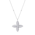 Idylle Blossom Pendant, White Gold & Diamonds