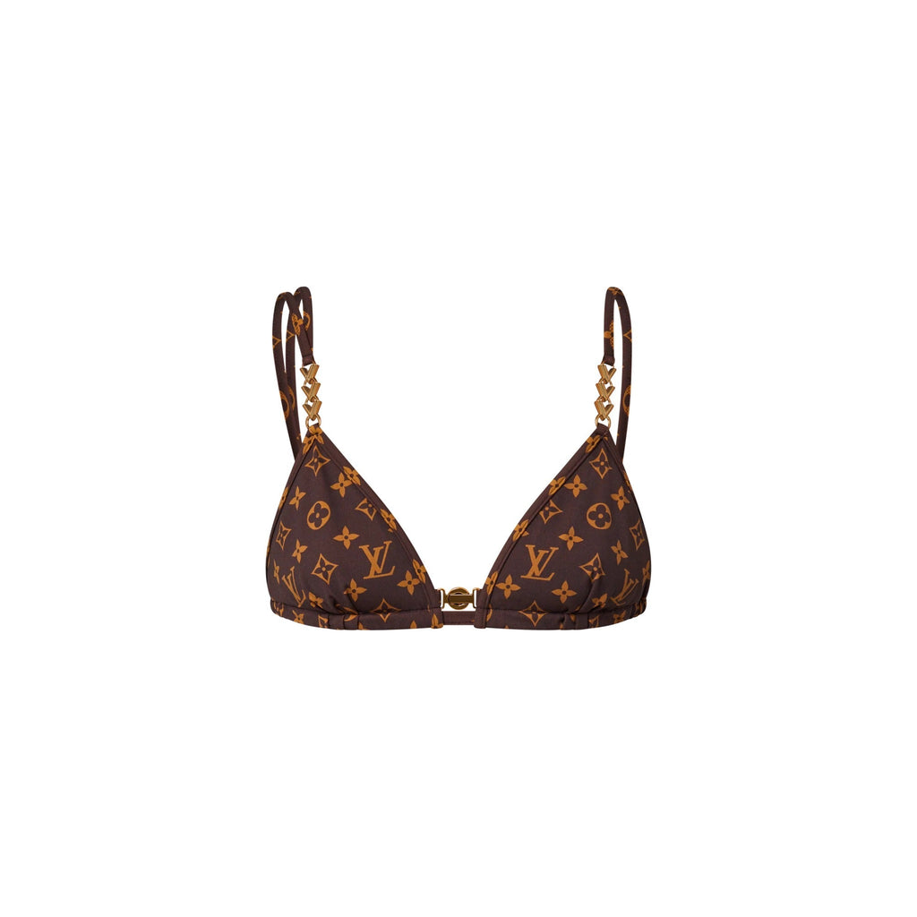 Monogram Bikini Top