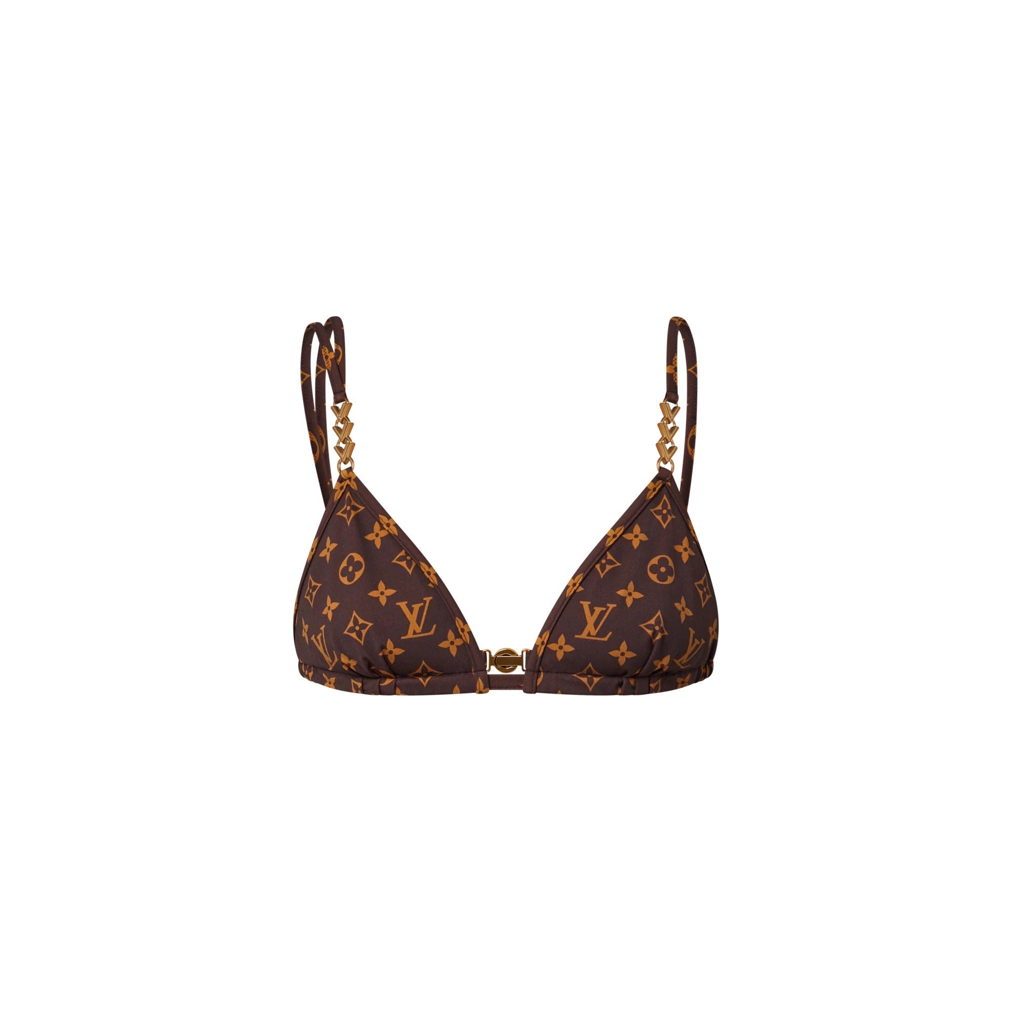 Monogram Bikini Top