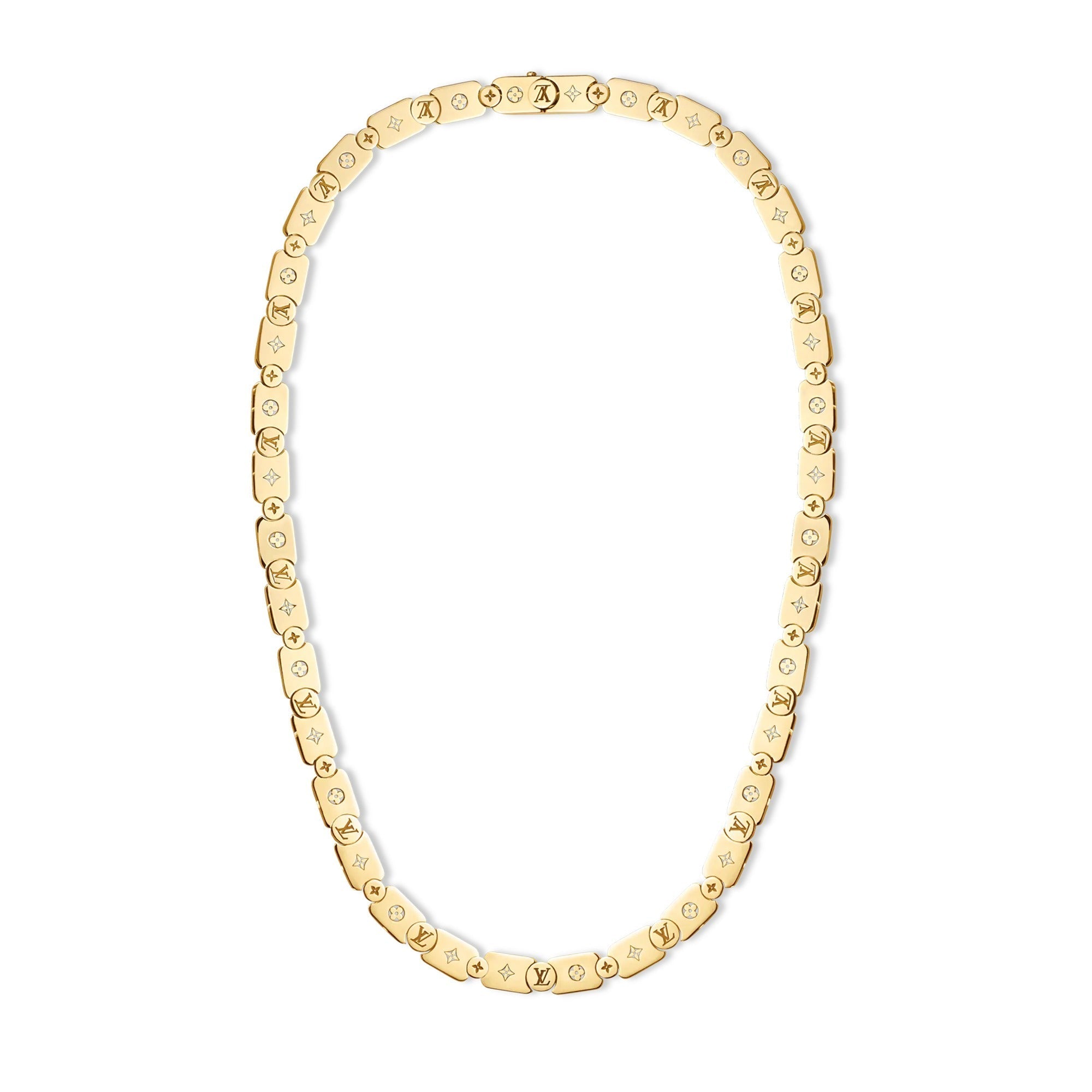 Les Gastons Vuitton Gourmette Necklace, Yellow Gold