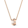 Le Damier de Louis Vuitton Pendant, Rose Gold and Diamonds