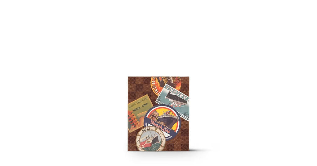 Ocean Liners Labels Postcard Box