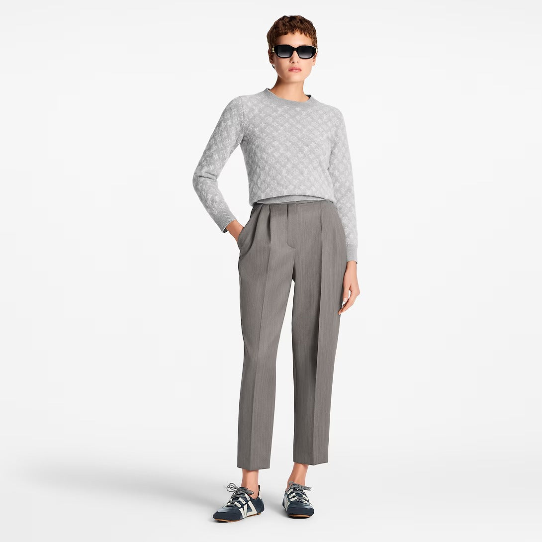 Monogram Brushed Knit Sweater