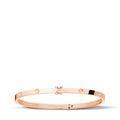 Empreinte Small Bangle, Pink Gold