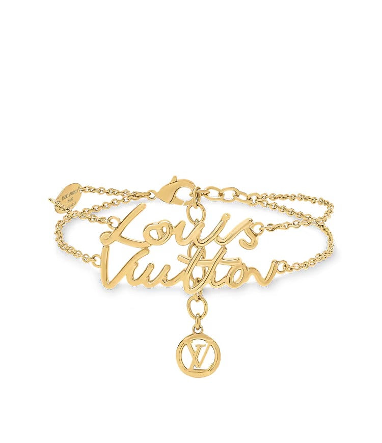 LV Script Bracelet