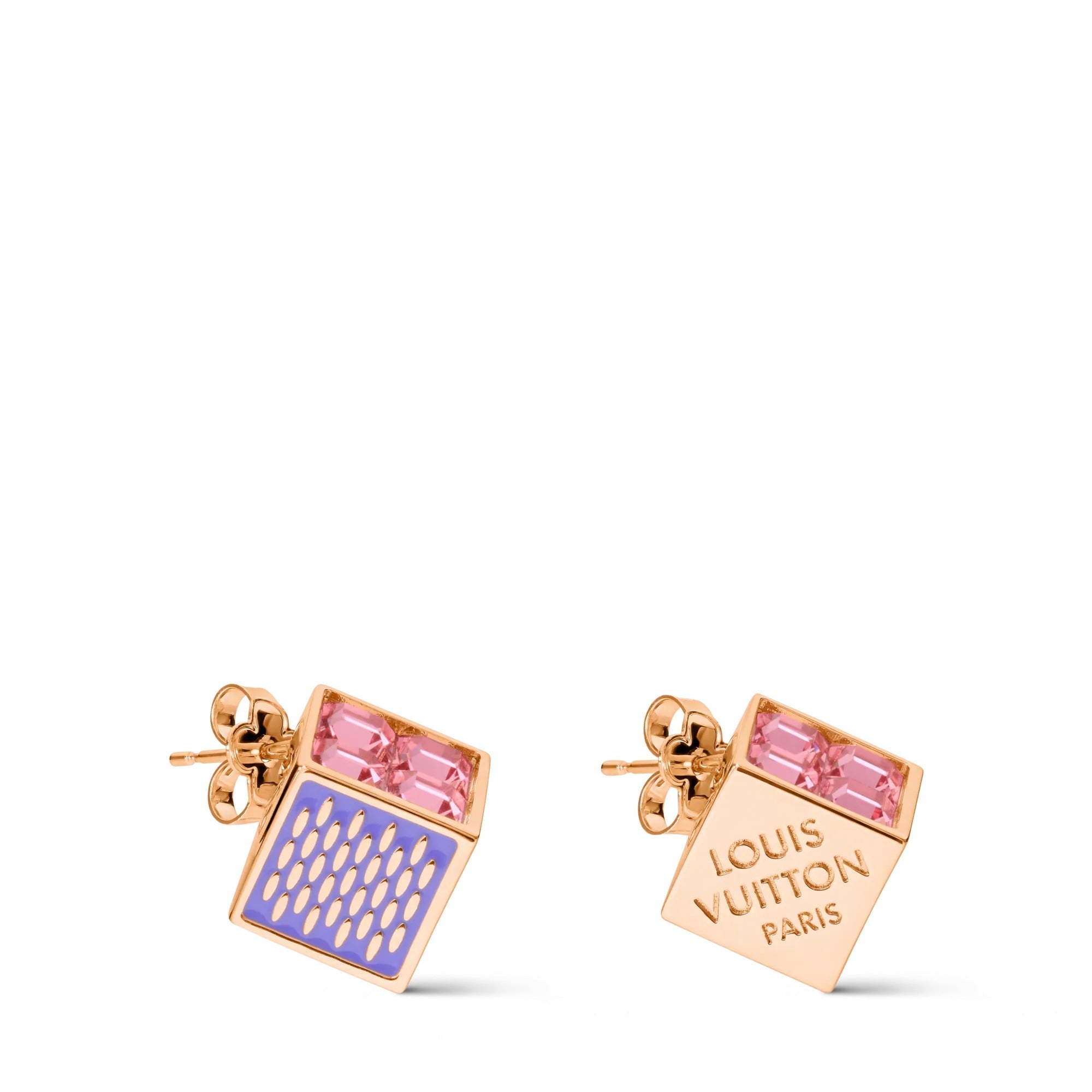 LV Cube Earrings