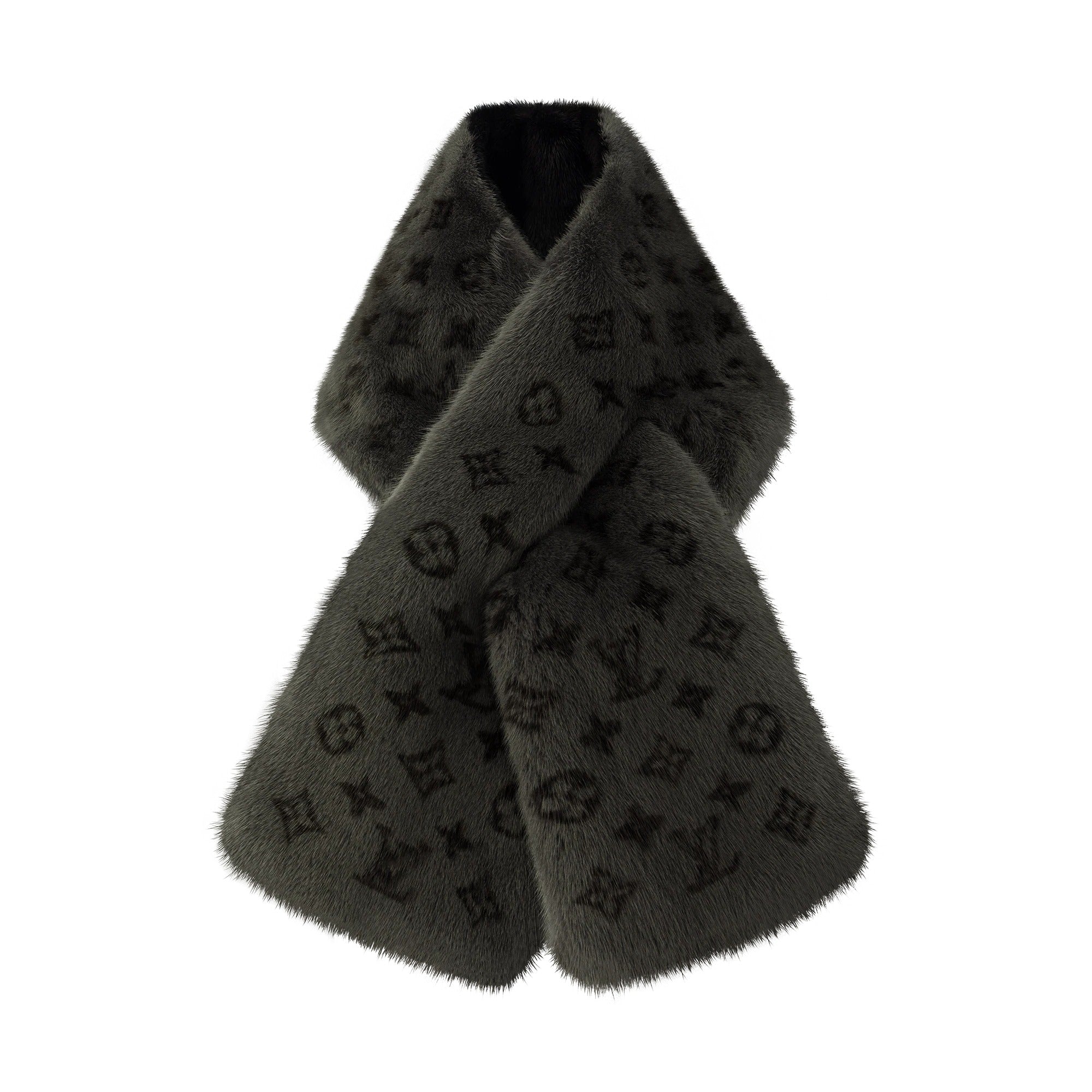 Monogram Reverso Fur Scarf