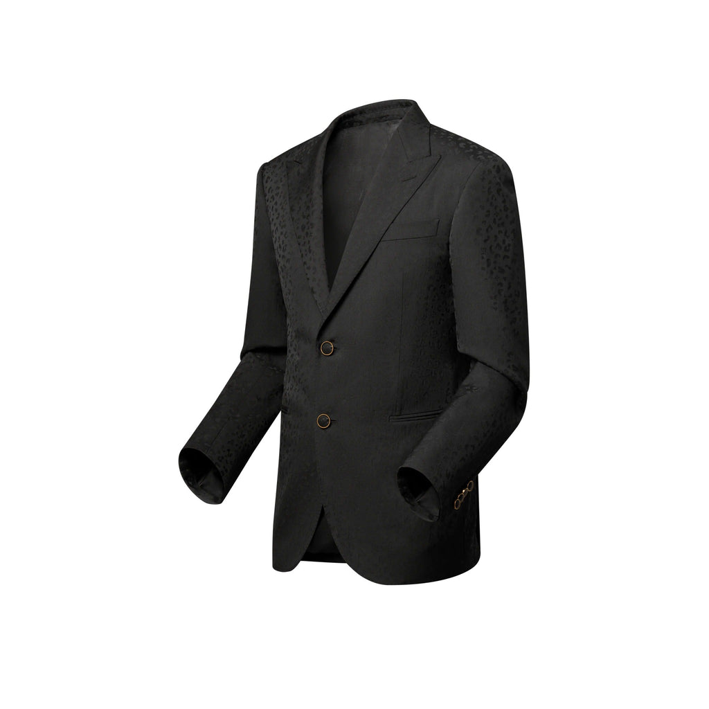 Satin Single-Breasted Pont Neuf Jacket