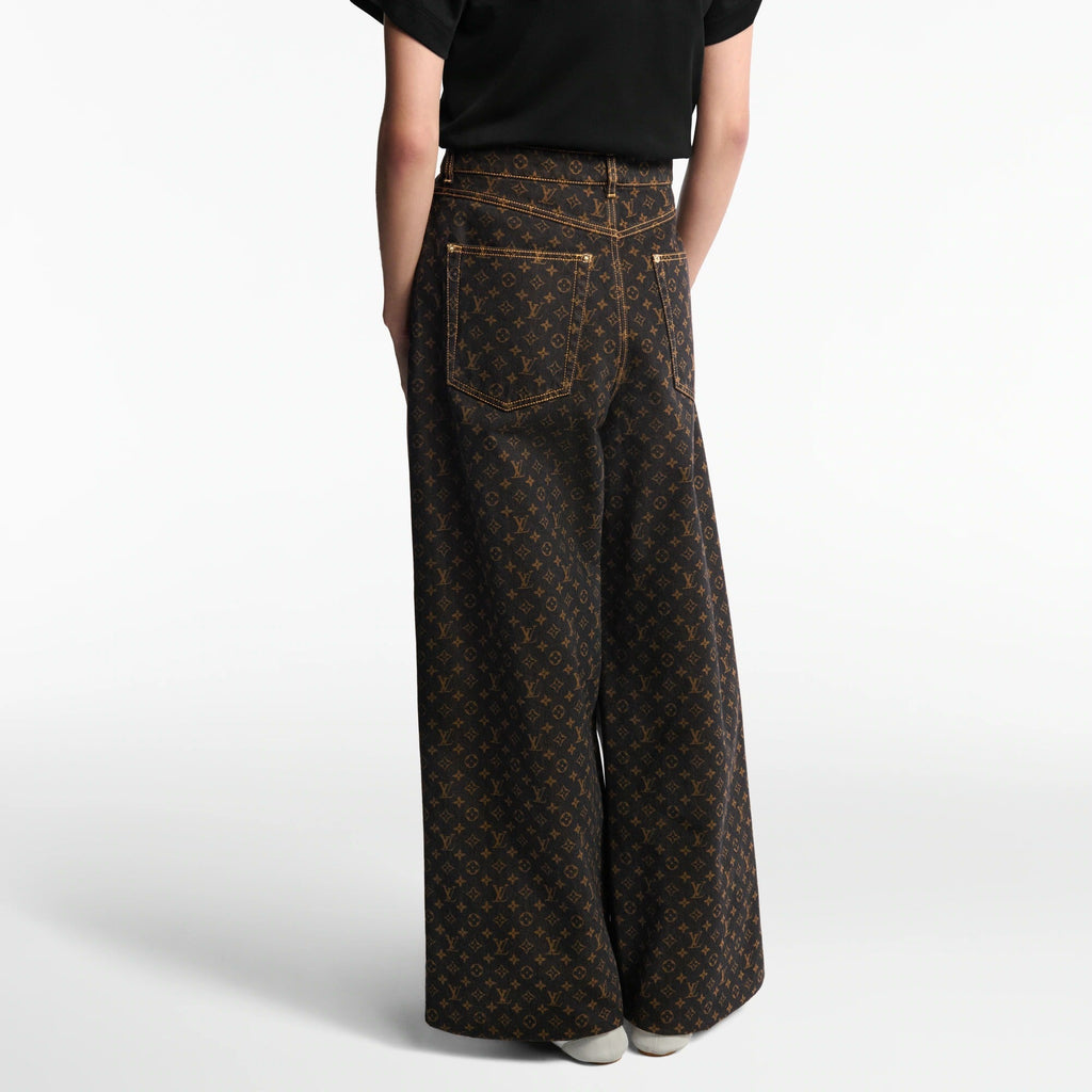 Monogram Straight-Cut Jeans