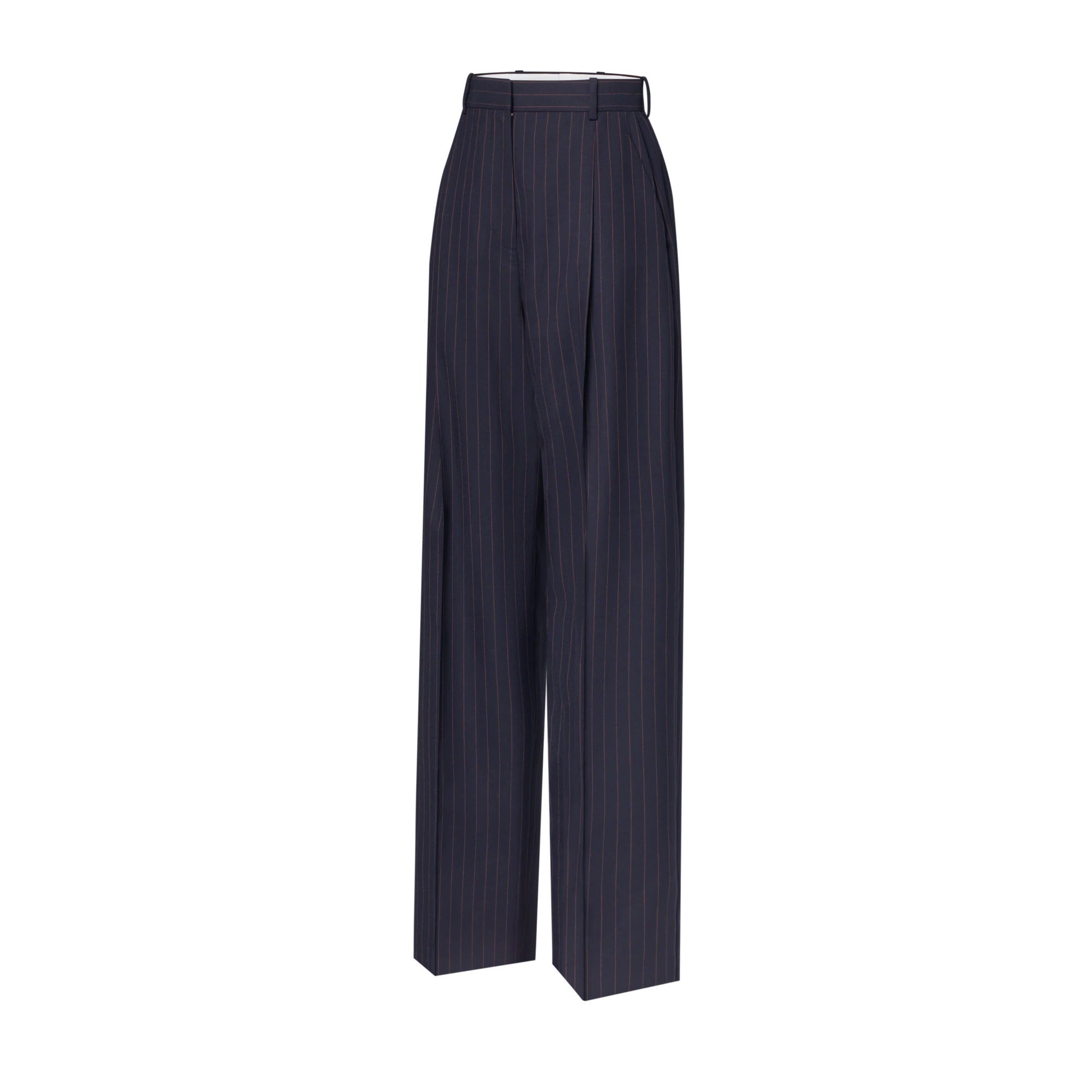 Pinstriped Tailored Pants