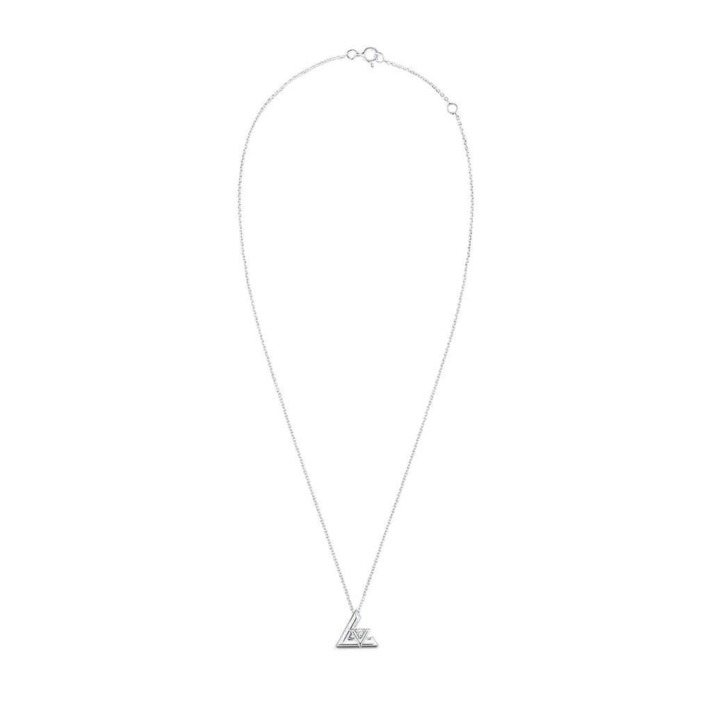 LV Volt One Small Pendant, White Gold And Diamond