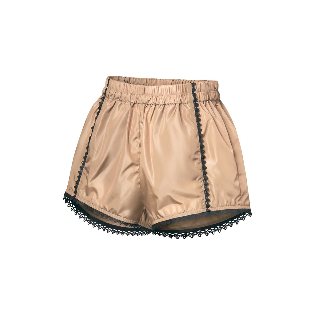 Lace Trim Jogging Shorts