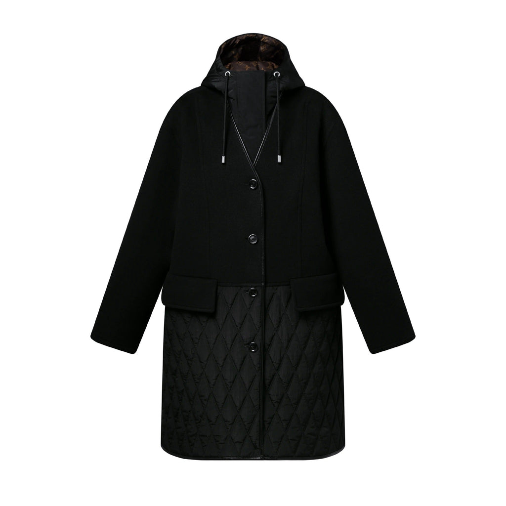 Quilt Accent Coat