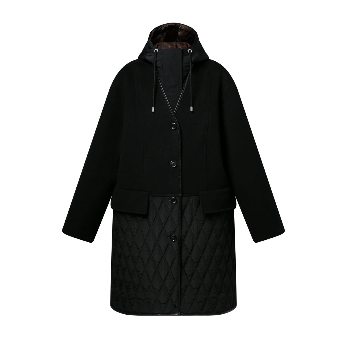 Quilt Accent Coat