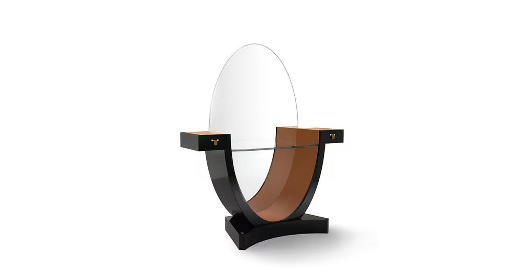 Celeste Dressing Table - Black Lacquer