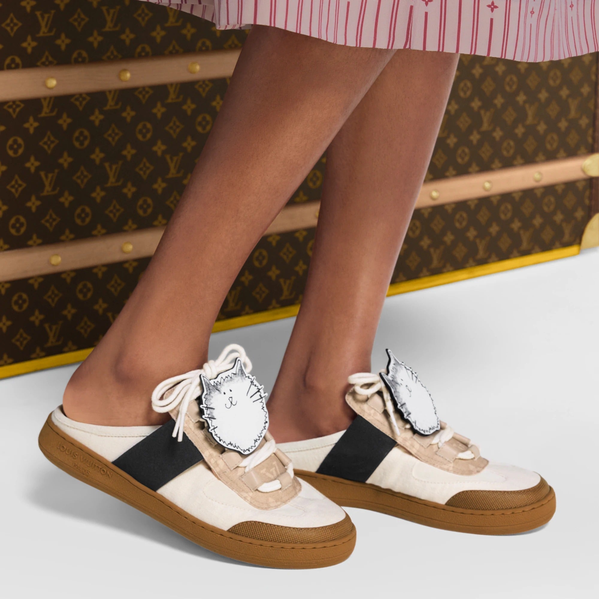 Lous Open Back Sneaker