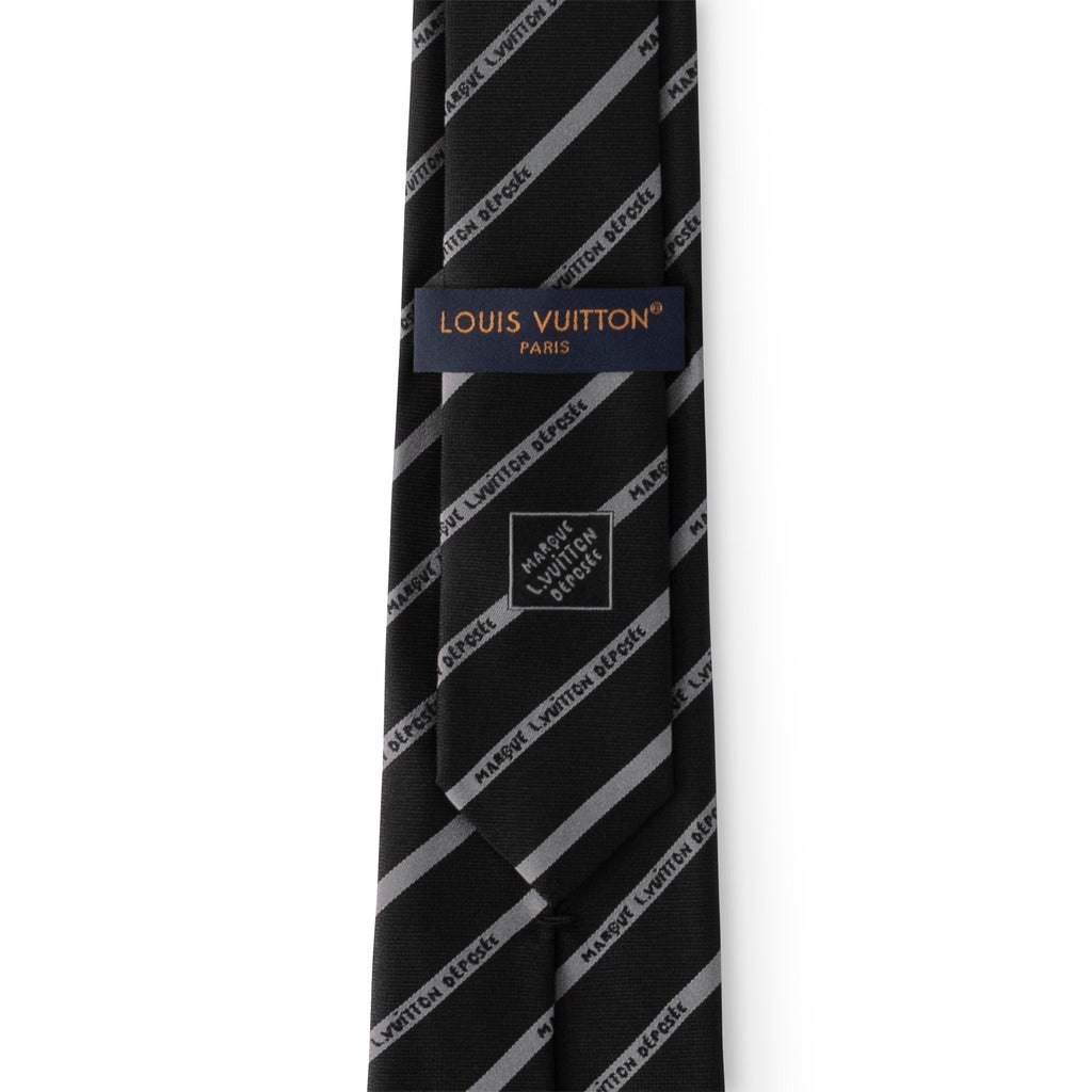 Marque L.Vuitton Deposée Stripes Tie