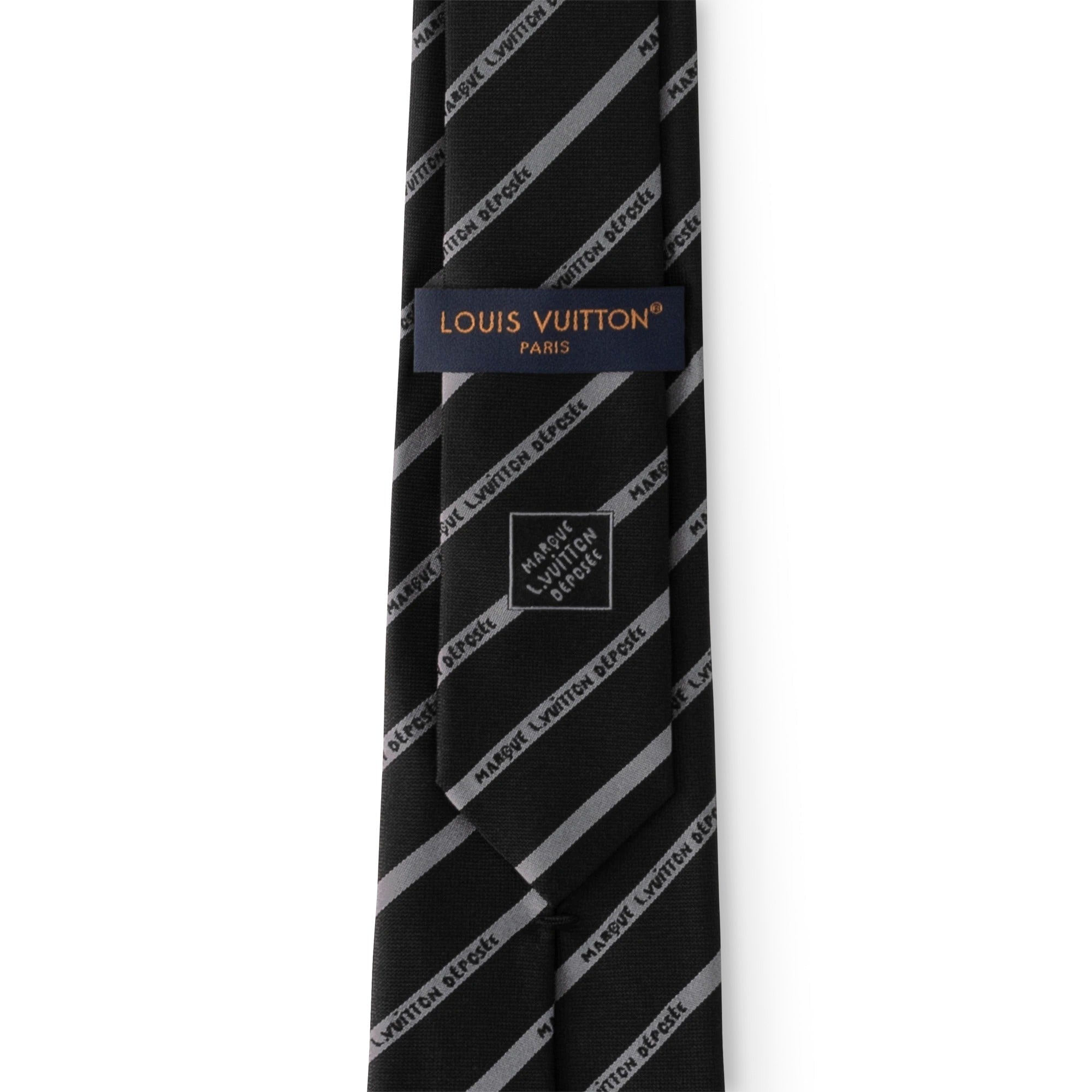Marque L.Vuitton Deposée Stripes Tie