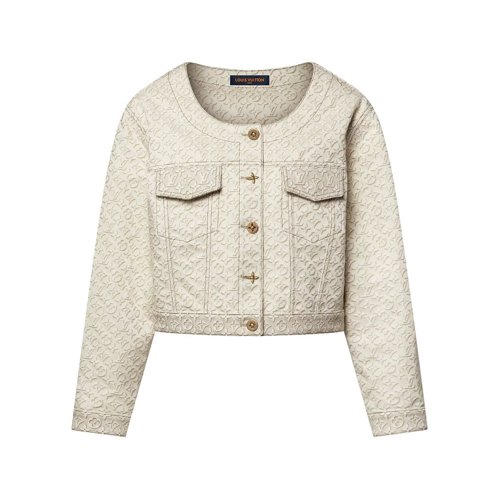 3D Monogram Denim Jacket