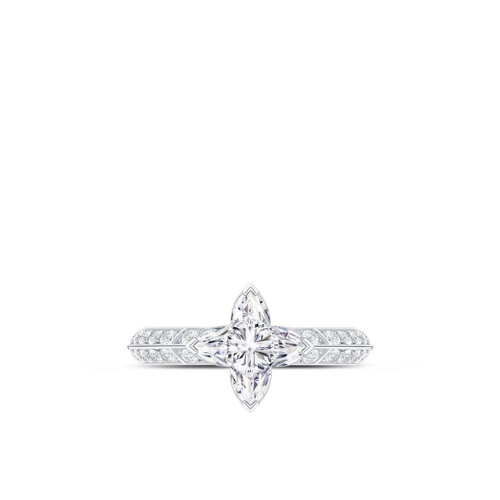 LV Diamonds Pavé Solitaire, LV Monogram Star cut