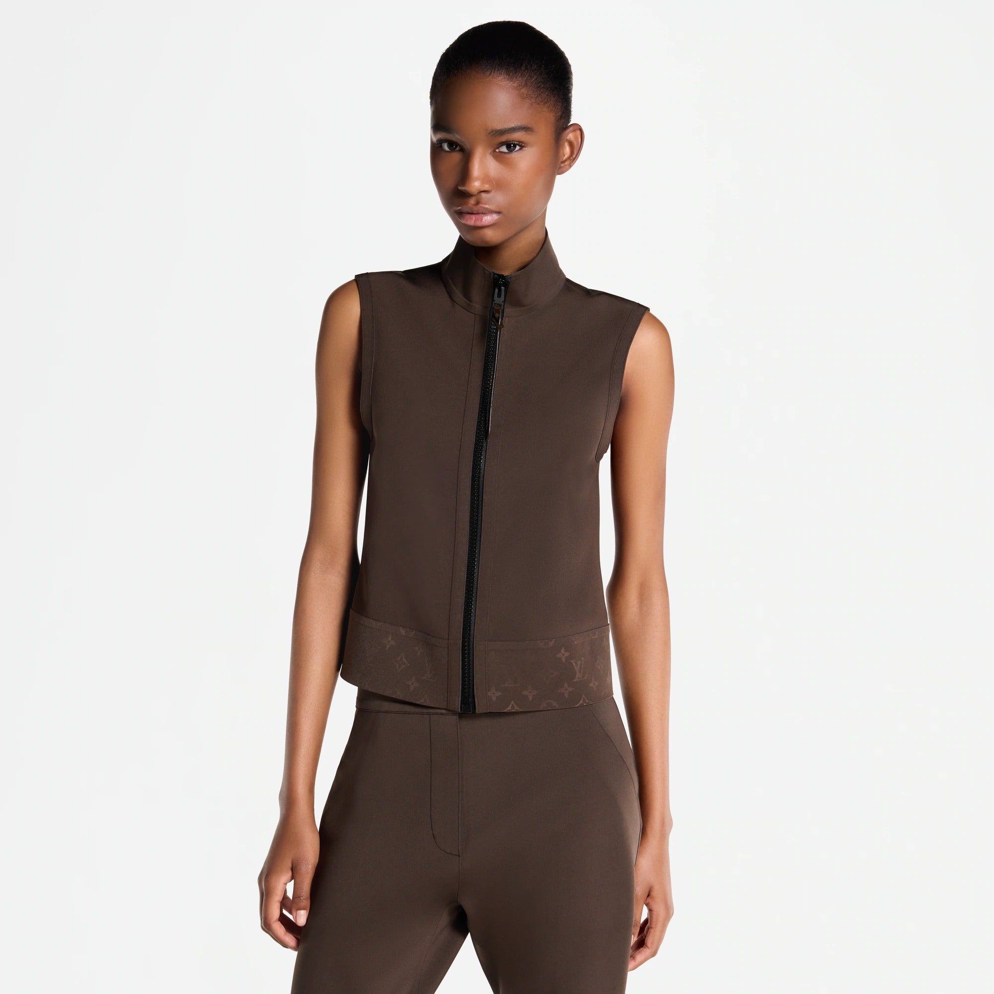 Technical Jersey Zip-Up Gilet