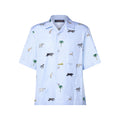 LV x The Darjeeling Limited Embroidered Striped Short-Sleeved Shirt
