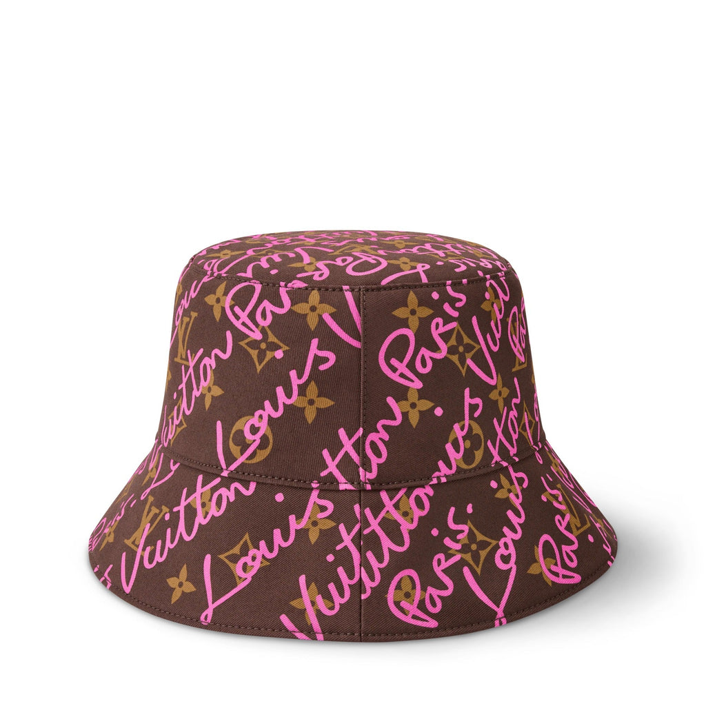 LV Script Bucket Hat