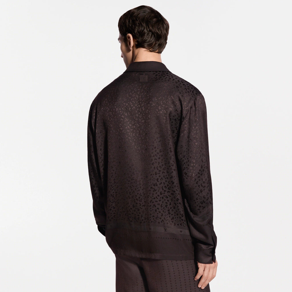 Scarf Silk Pajama Shirt