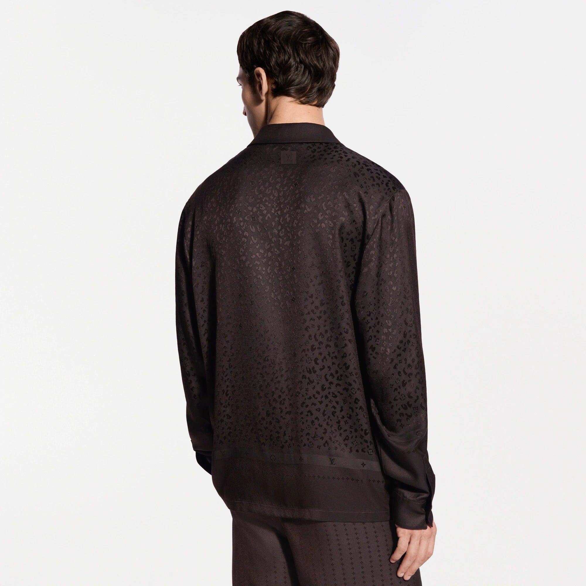 Scarf Silk Pajama Shirt