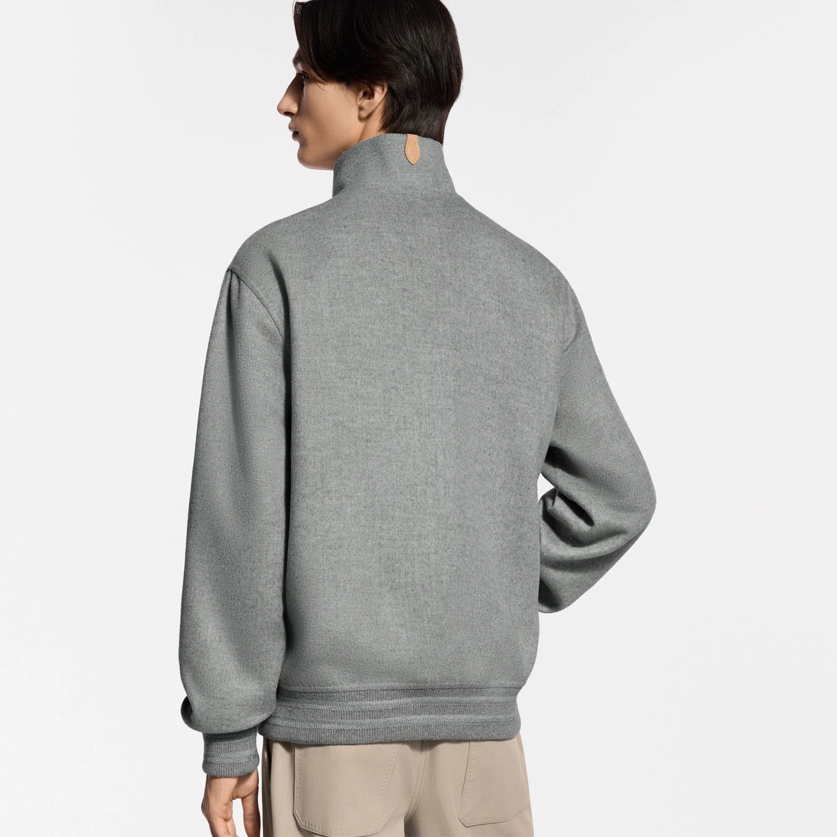 Double Face Cashmere-Wool Track Top