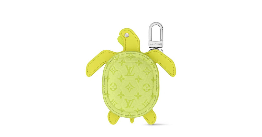 LV Turtle Pouch Bag Charm
