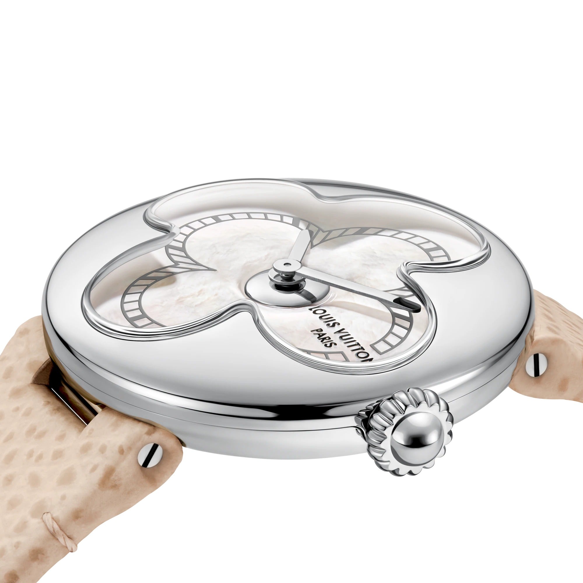 Color Blossom, Quartz, 26 MM, Steel and White Mother-Of-Pearl