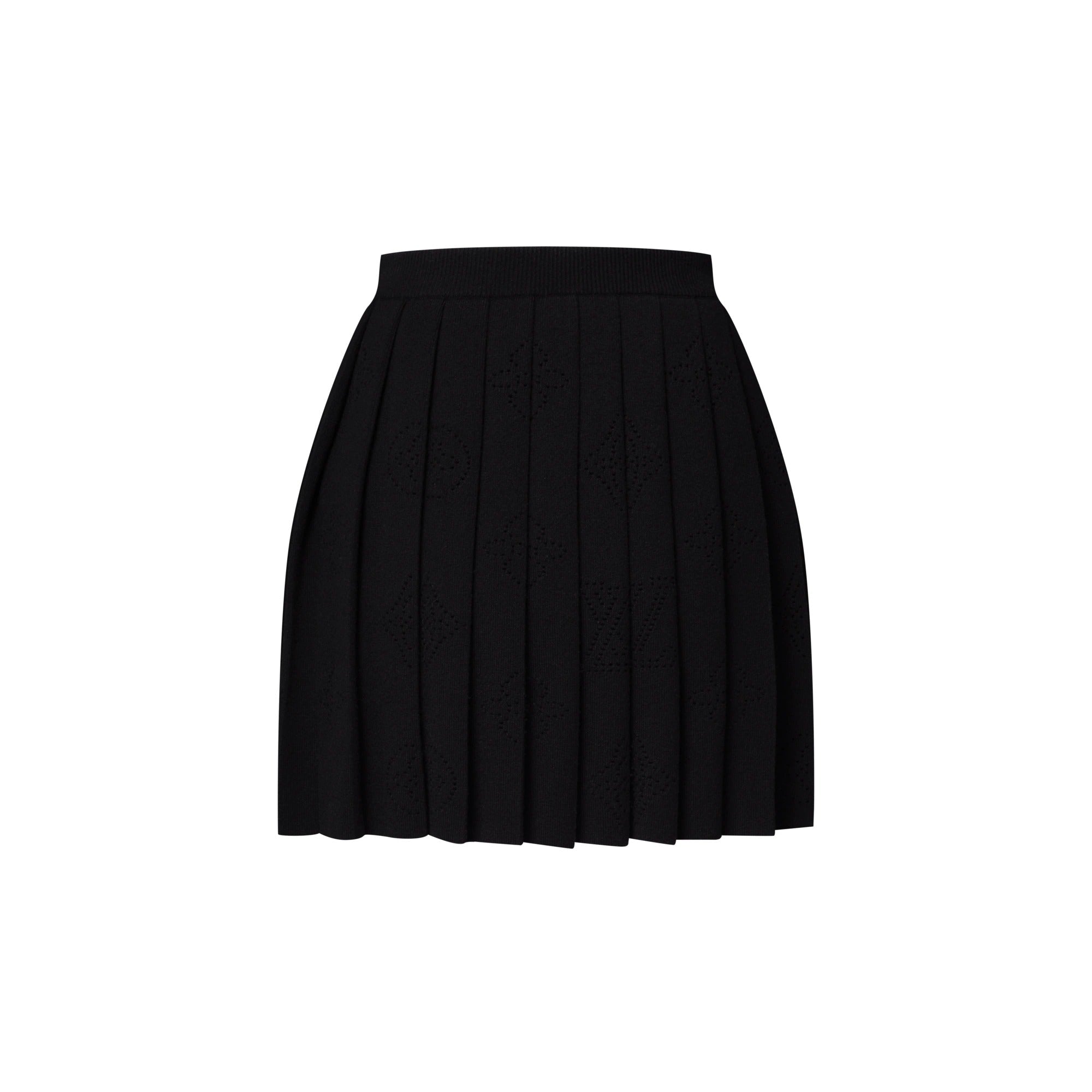Pleated Mahina Knit Skirt